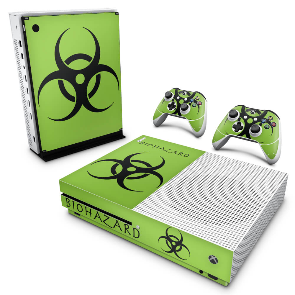 Skin Anti-rage Xbox One Slim - Biohazard Radioativo