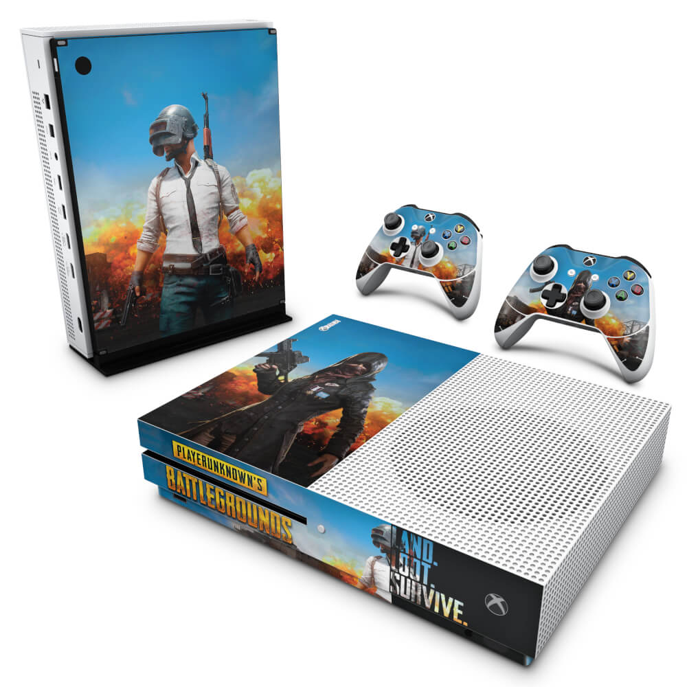 Skin Anti-rage Xbox One Slim - Players Unknown Battlegrounds PUBG