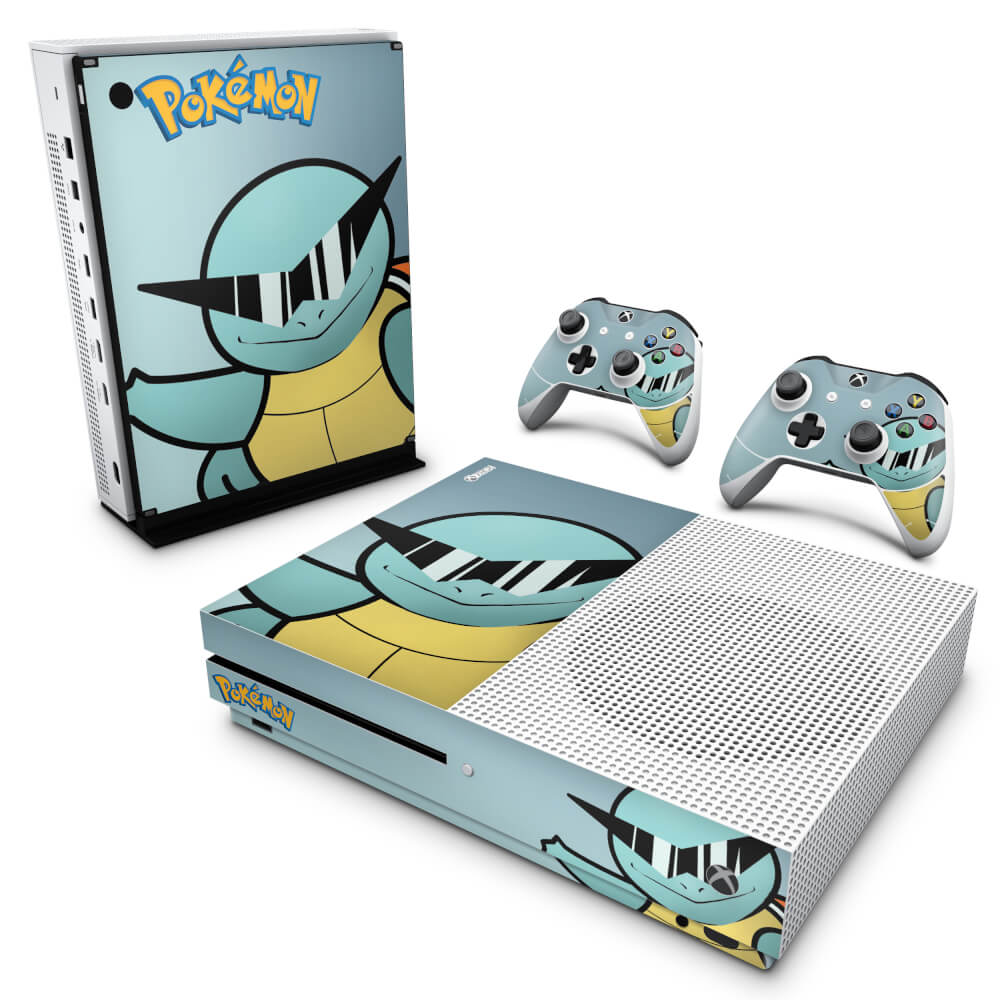 Skin Anti-rage Xbox One Slim - Pokemon Squirtle