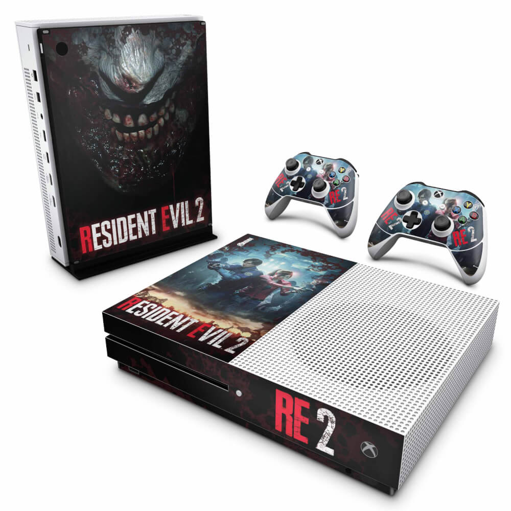 Skin Anti-rage Xbox One Slim - Resident Evil 2 Remake