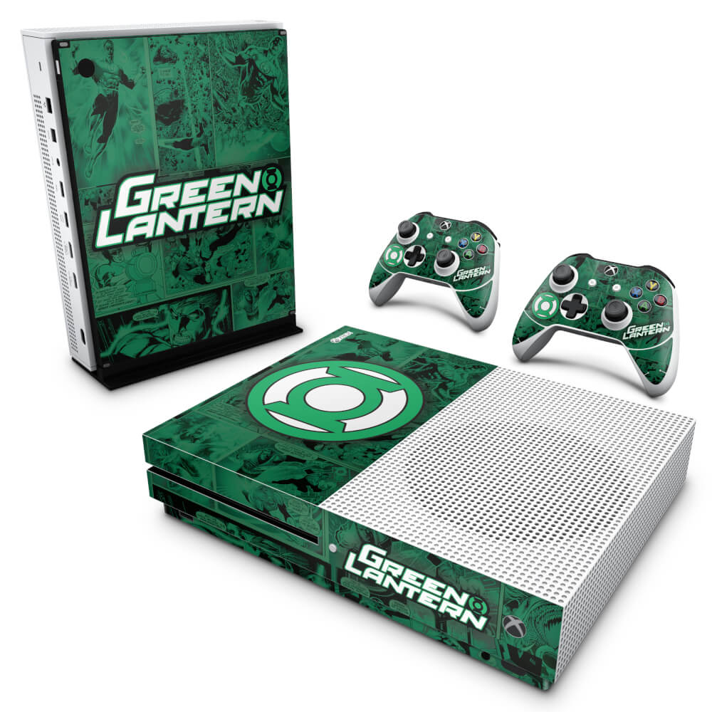 Skin Anti-rage Xbox One Slim - Lanterna Verde Comics