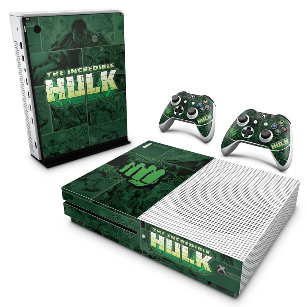 Skin Anti-rage Xbox One Slim - Hulk Comics