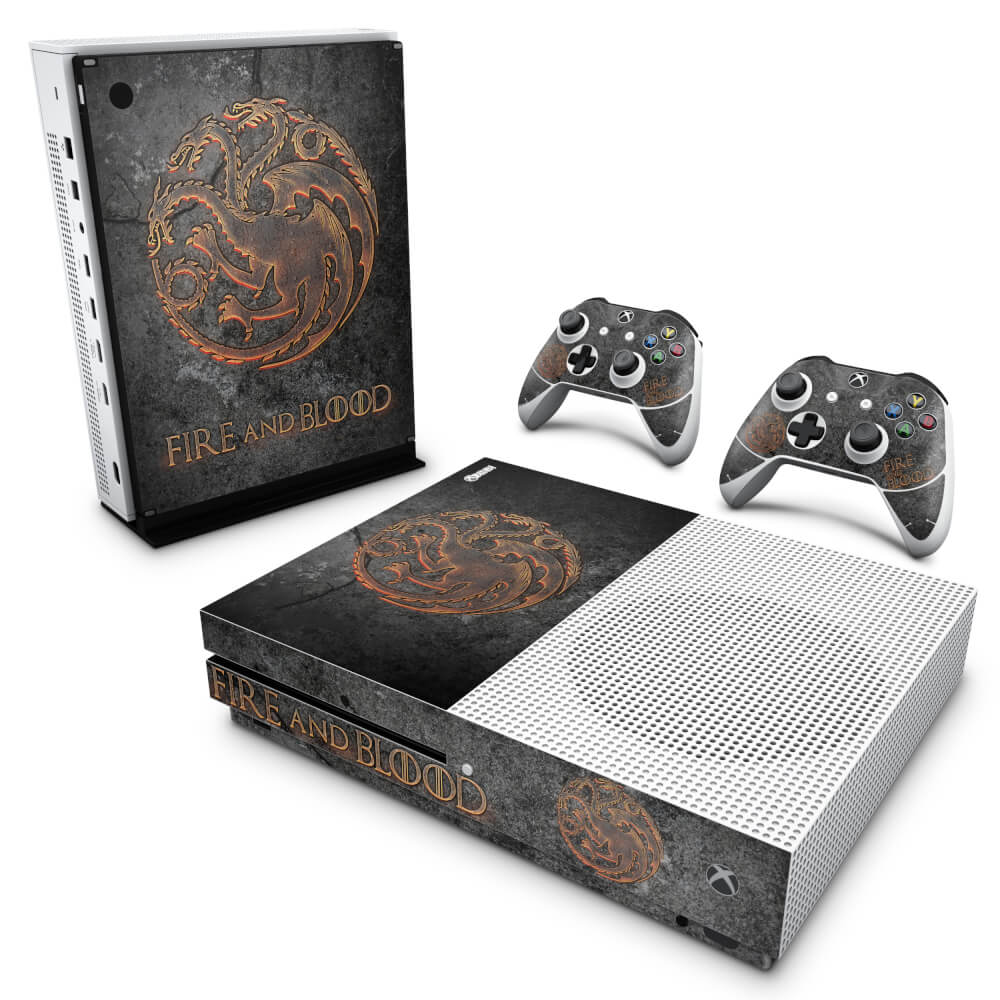 Skin Anti-rage Xbox One Slim - Game of Thrones Targaryen