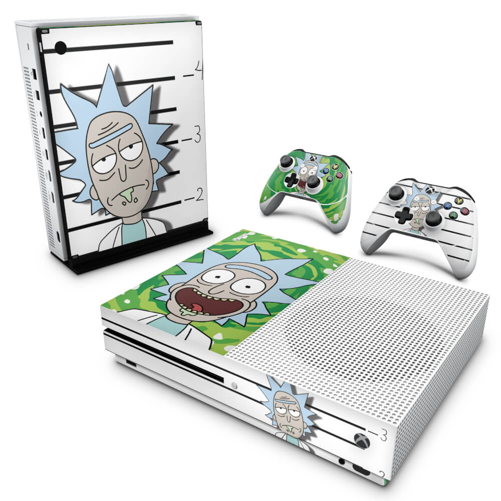 Skin Anti-rage Xbox One Slim - Rick Rick and Morty