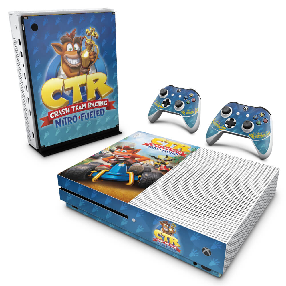 Skin Anti-rage Xbox One Slim - Crash Team Racing CTR