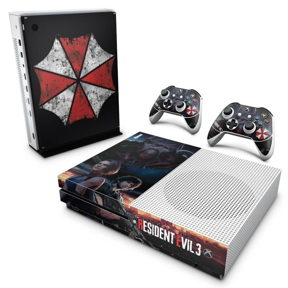 Skin Anti-rage Xbox One Slim - Resident Evil 3 Remake