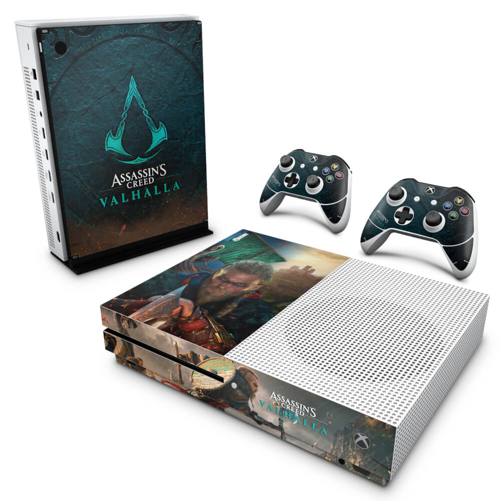 Skin Anti-rage Xbox One Slim - Assassin's Creed Valhalla