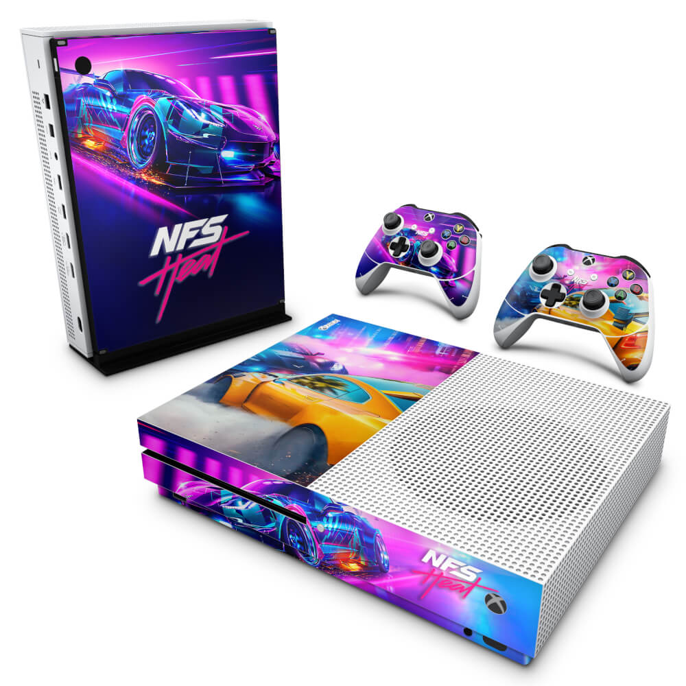 Skin Anti-rage Xbox One Slim - Need For Speed Heat