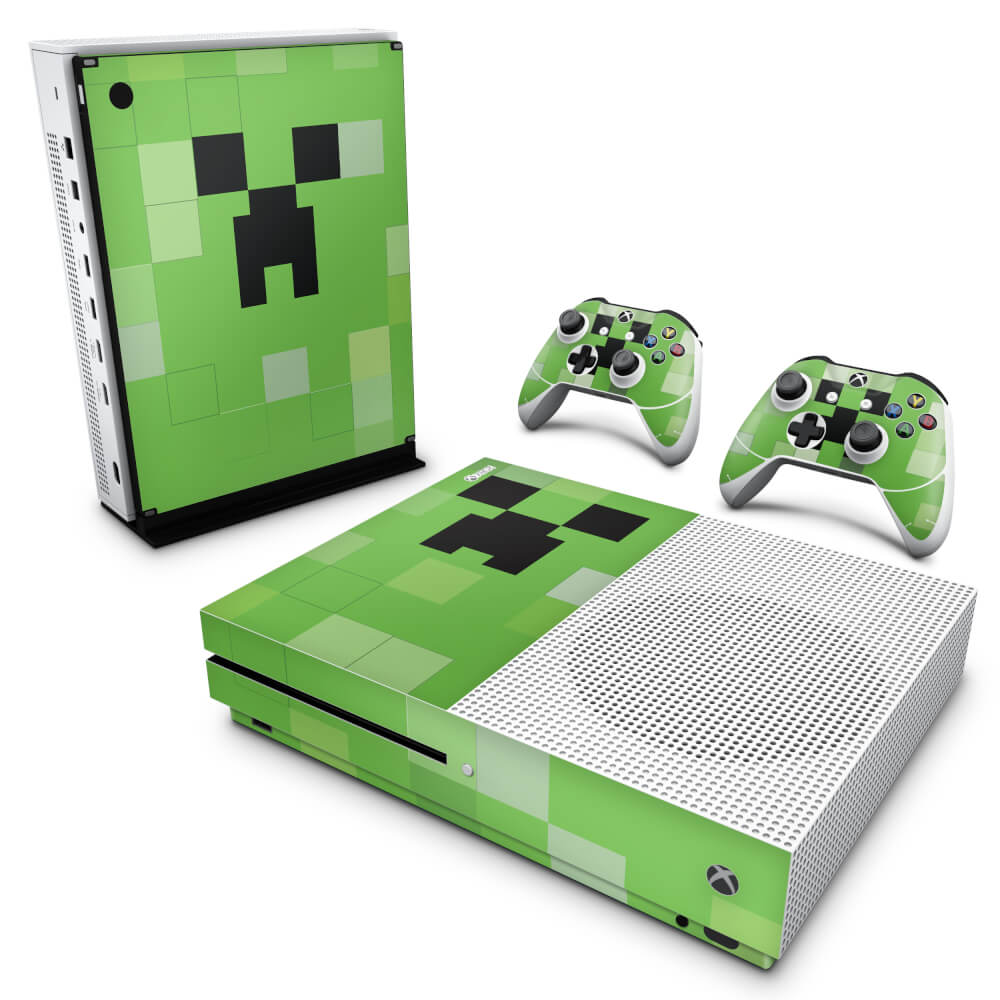 Skin Anti-rage Xbox One Slim - Creeper Minecraft