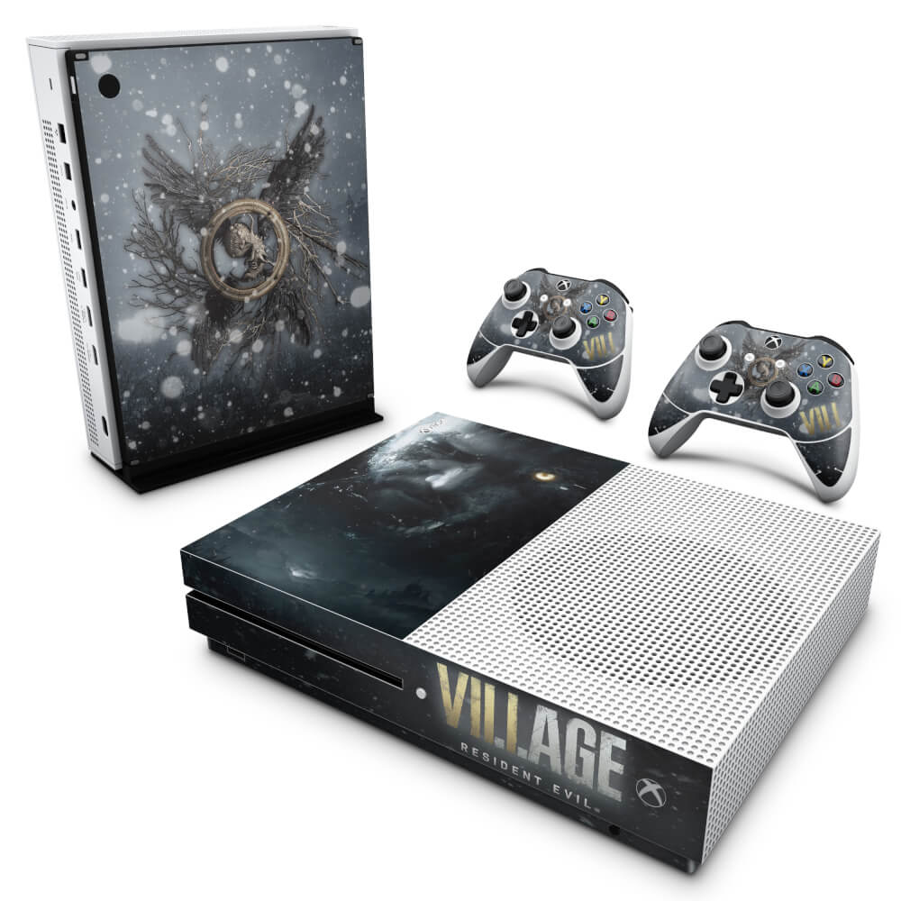 Skin Anti-rage Xbox One Slim - Resident Evil Village