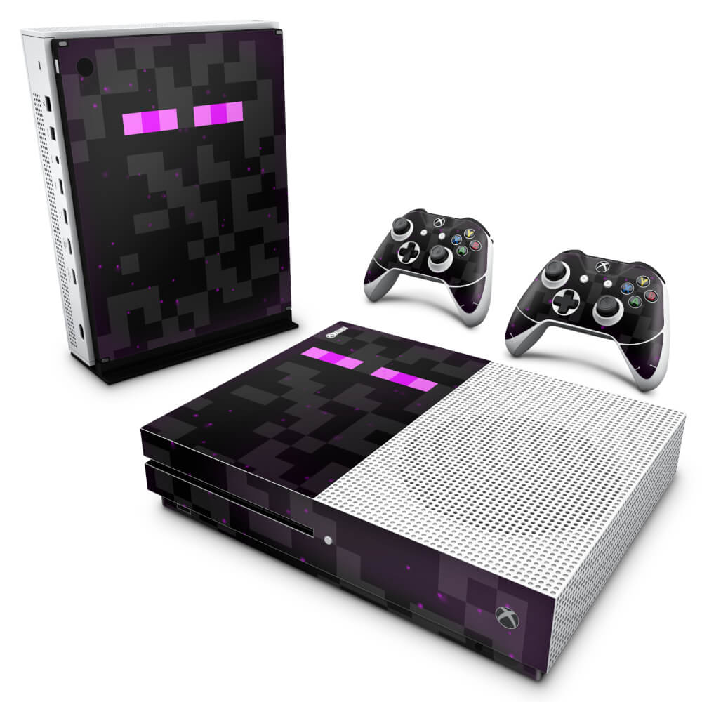 Skin Anti-rage Xbox One Slim - Minecraft Enderman