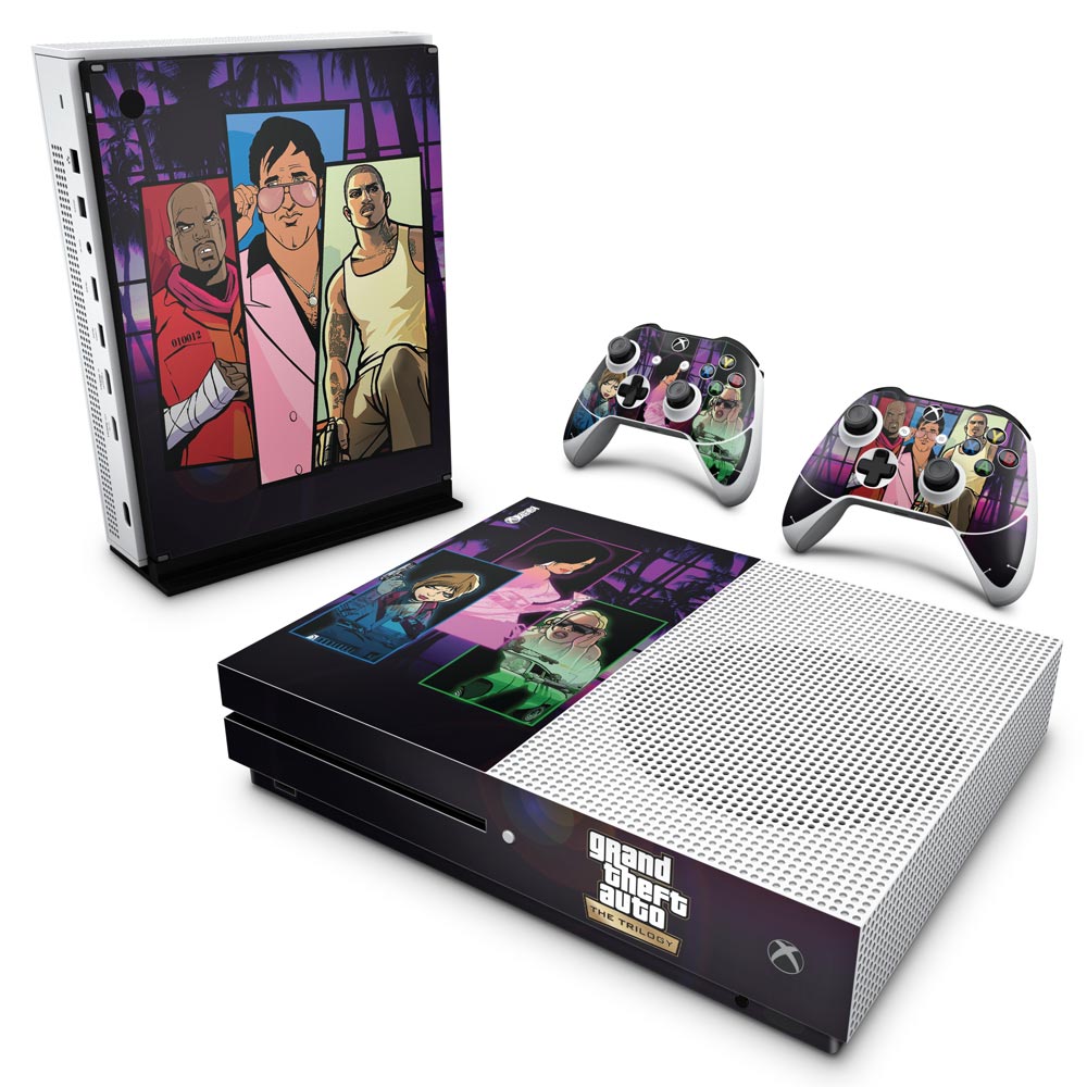 Skin Anti-rage Xbox One Slim - GTA The Trilogy