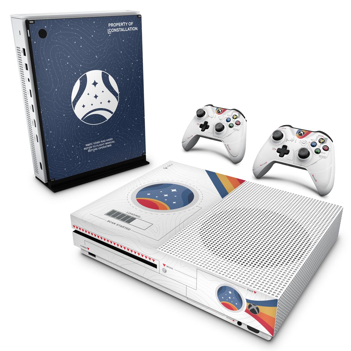 Skin Anti-rage Xbox One Slim - Starfield Edition