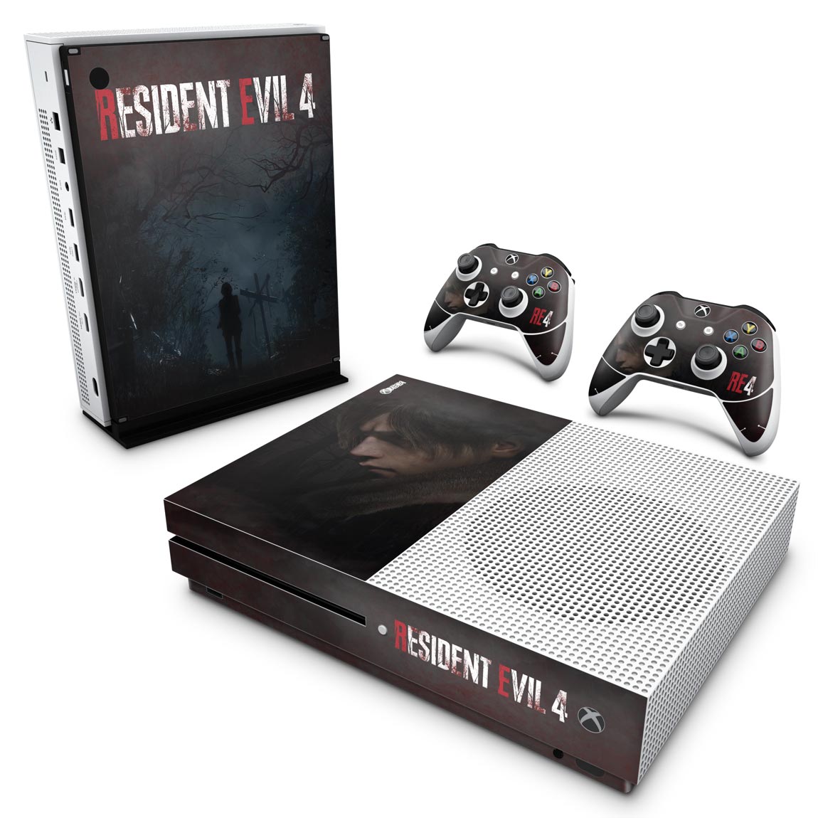 Skin Anti-rage Xbox One Slim - Resident Evil 4 Remake