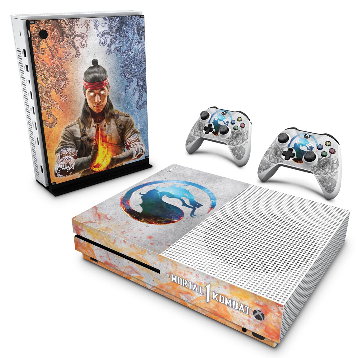 Skin Anti-rage Xbox One Slim - Mortal Kombat 1
