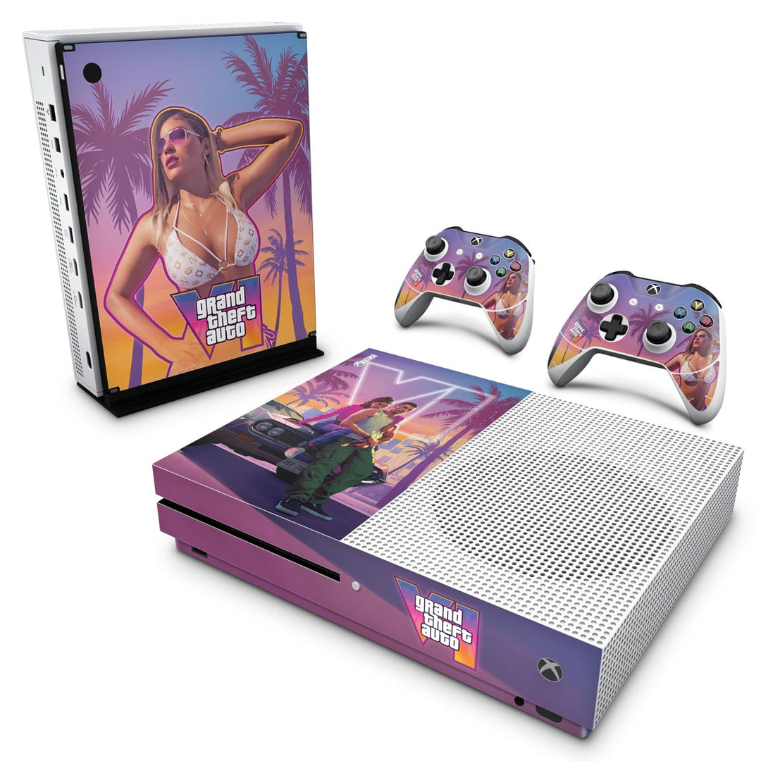 Skin Anti-rage Xbox One Slim - GTA 6 VI