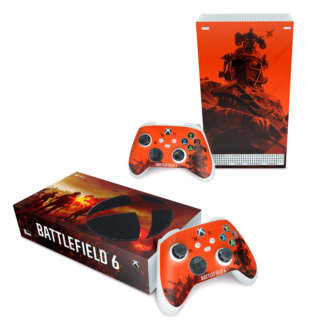 Skin Anti-Rage Xbox Series S Horizontal - Battlefield 6