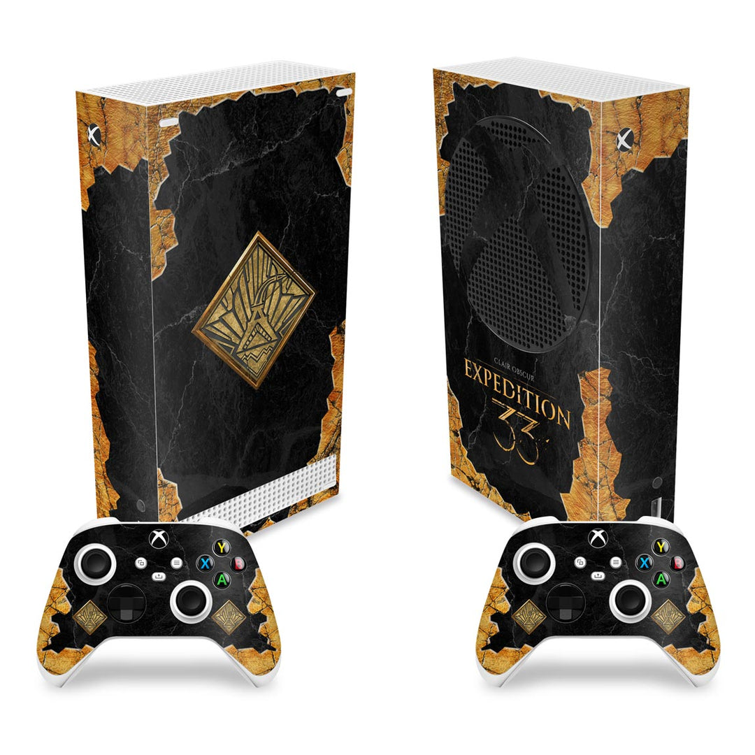 Skin Anti-Rage Xbox Series S Vertical - Clair Obscur: Expedition 33 - Pop Arte Skins