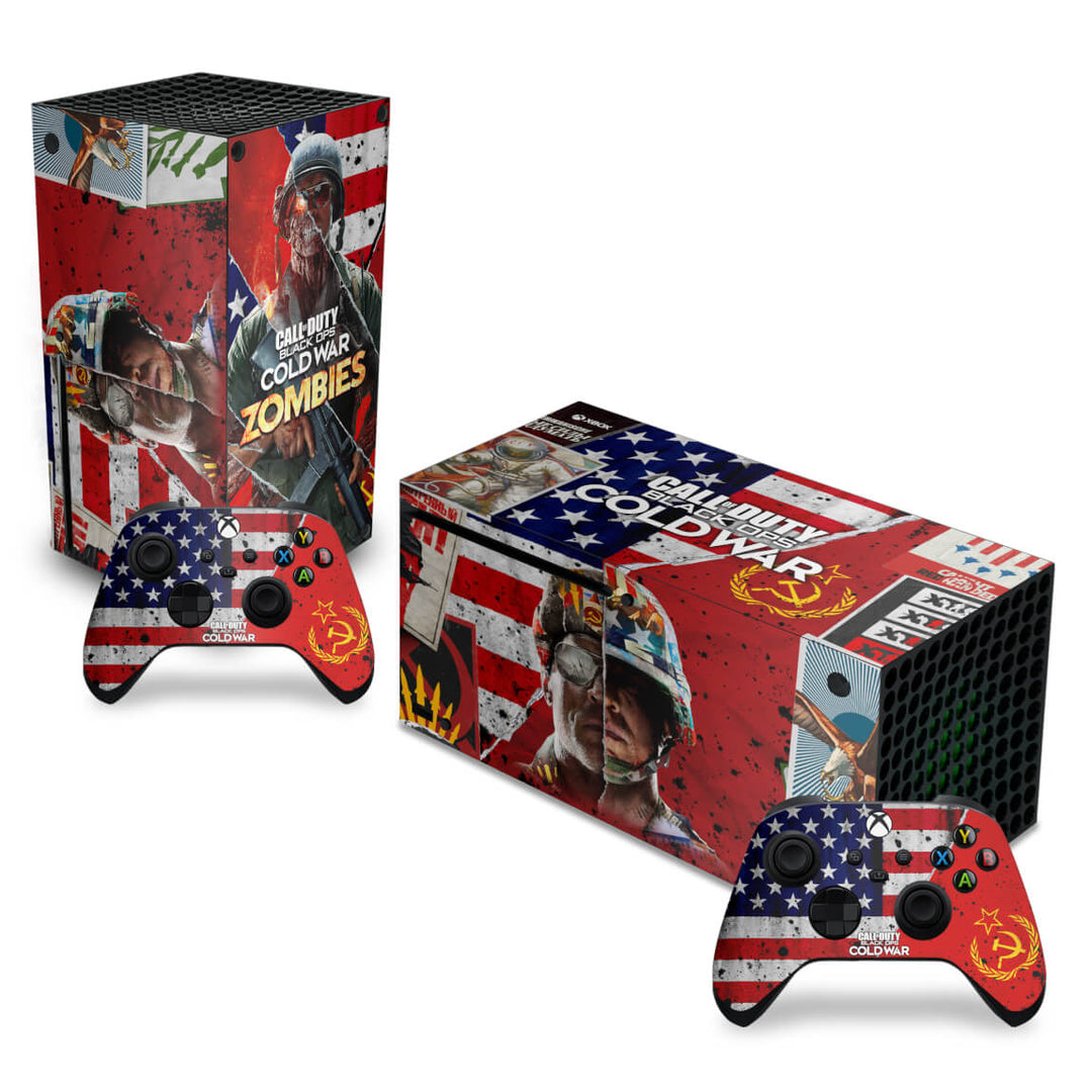 Skin Anti-Rage Xbox Series X Horizontal - Call Of Duty Cold War - Pop Arte Skins