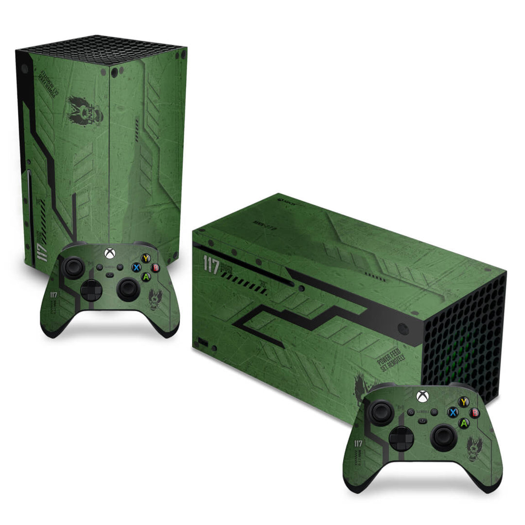 Skin Anti-Rage Xbox Series X Horizontal - Halo Infinite - Pop Arte Skins