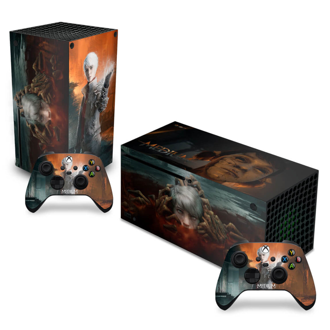 Skin Anti-Rage Xbox Series X Horizontal - The Medium - Pop Arte Skins