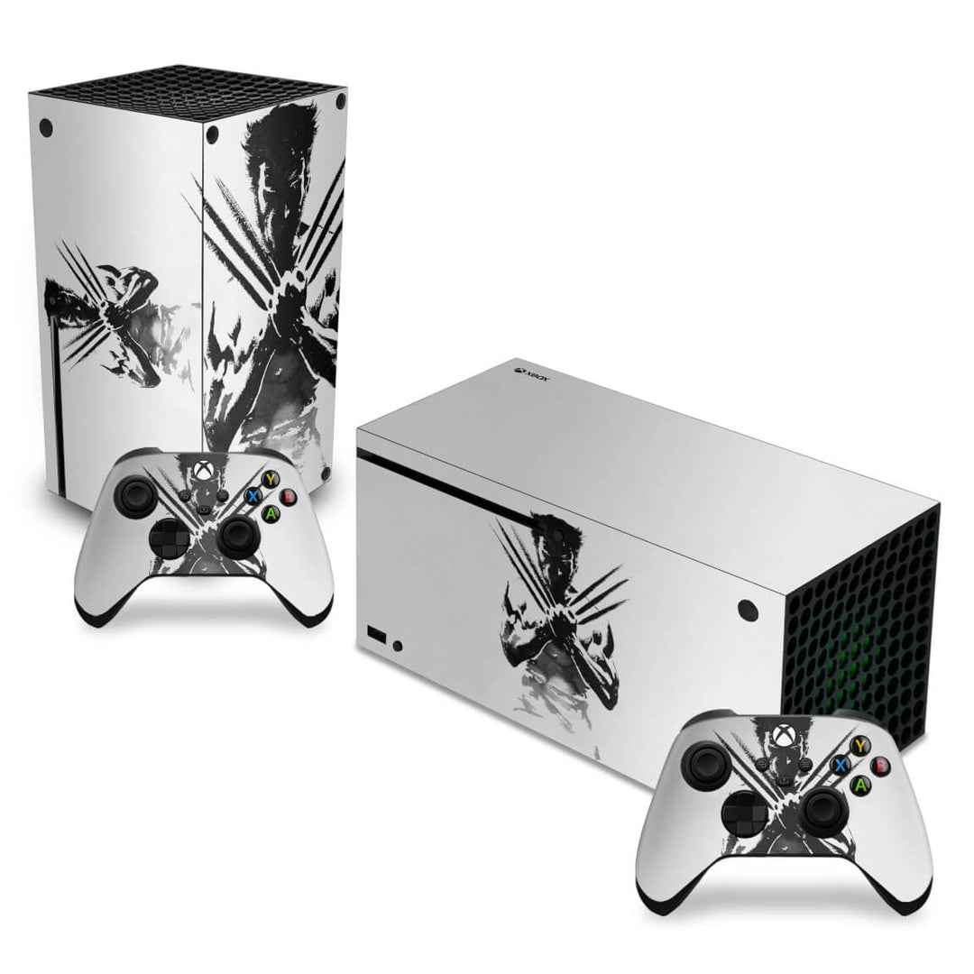 Skin Anti-Rage Xbox Series X Horizontal - Wolverine X-men - Pop Arte Skins