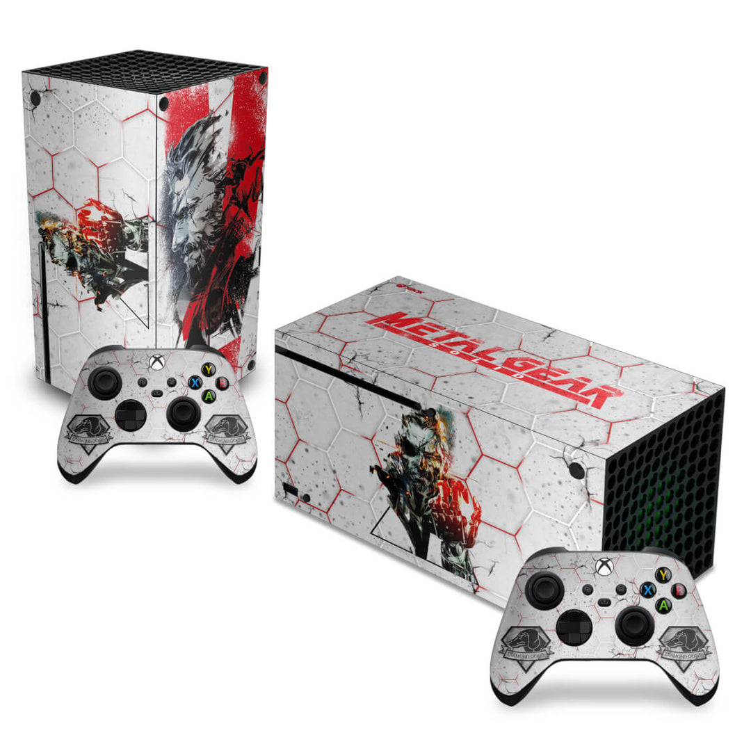 Skin Anti-Rage Xbox Series X Horizontal - Metal Gear Solid - Pop Arte Skins