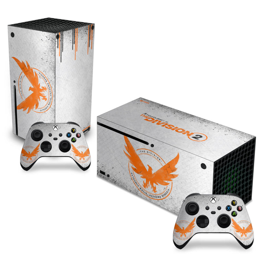 Skin Anti-Rage Xbox Series X Horizontal - The Division 2 - Pop Arte Skins