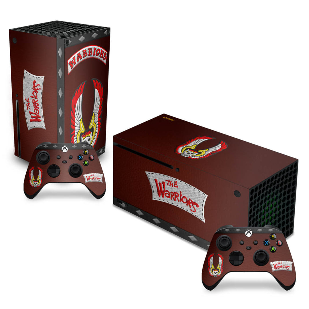 Skin Anti-Rage Xbox Series X Horizontal - The Warriors - Pop Arte Skins