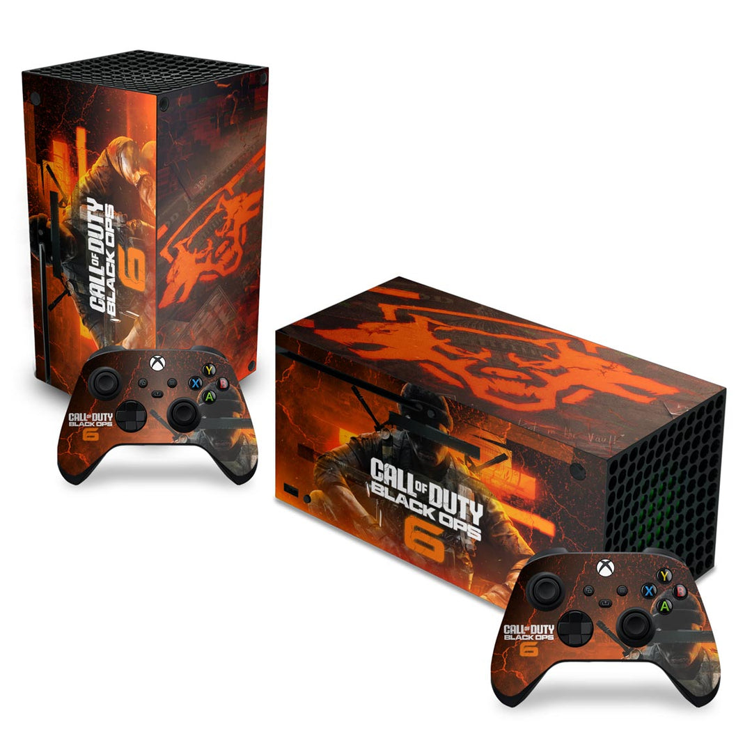 Skin Anti-Rage Xbox Series X Horizontal - Call of Duty Black Ops 6 - Pop Arte Skins