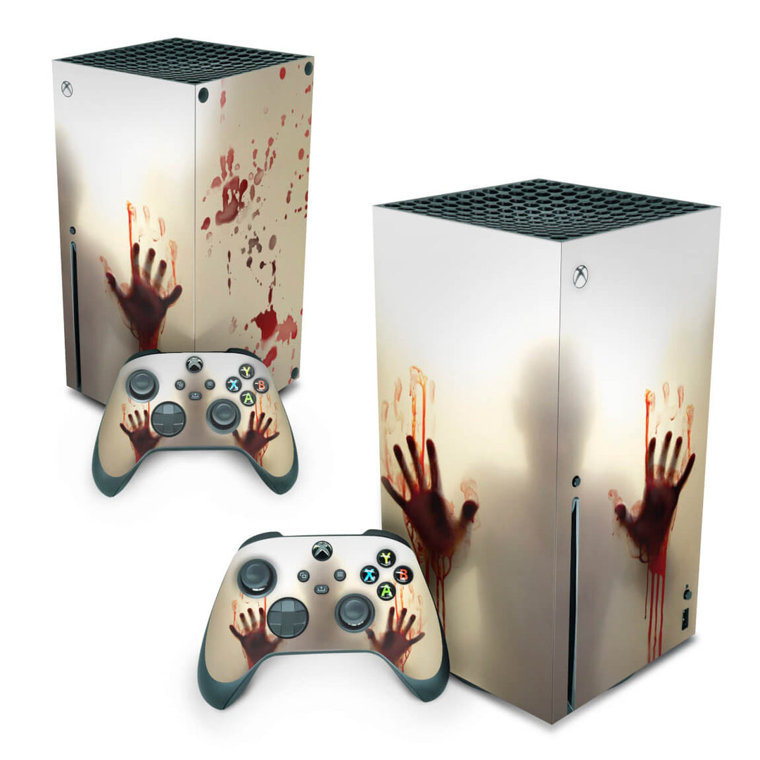 Skin Anti-Rage Xbox Series X Vertical - Fear The Walking Dead - Pop Arte Skins