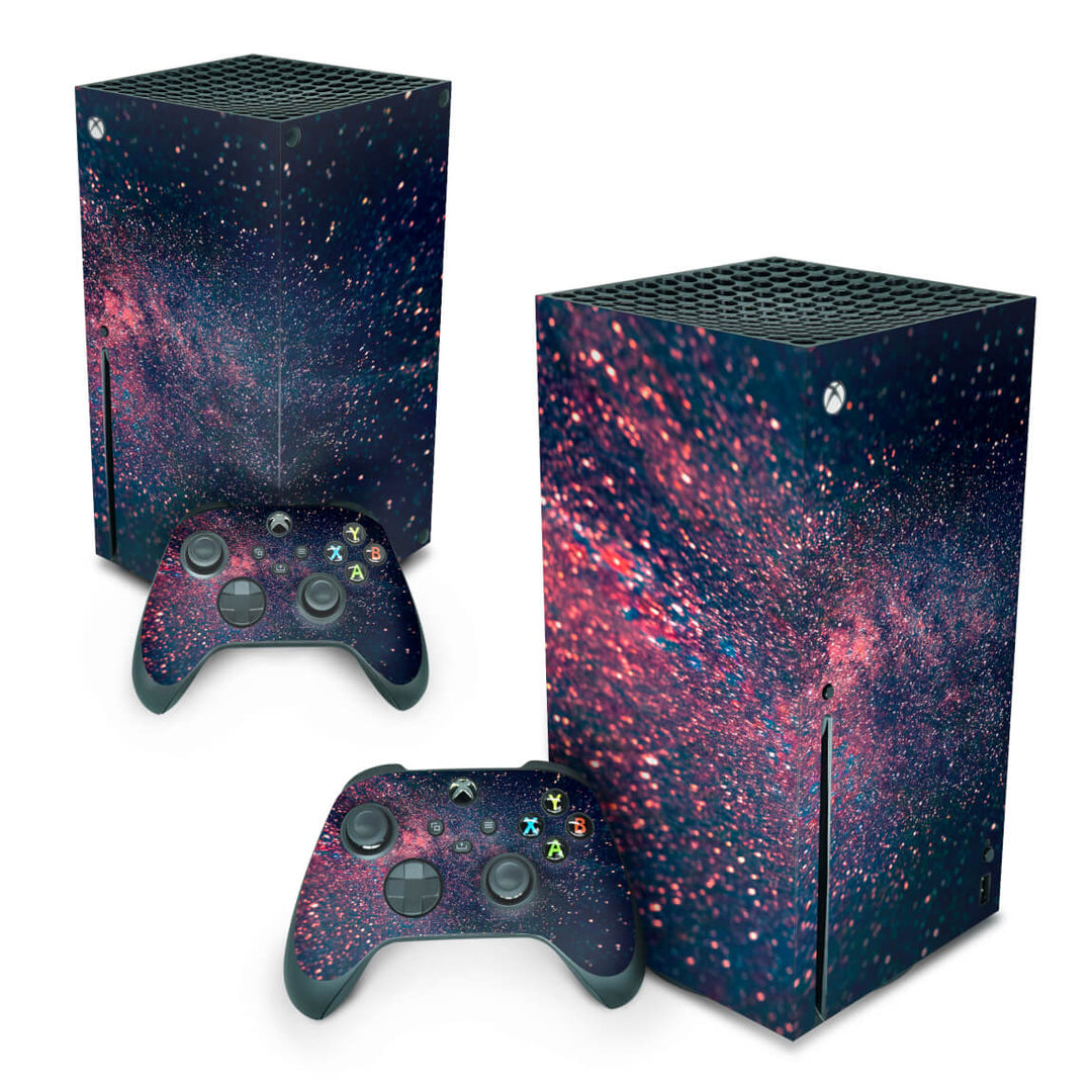 Skin Anti-Rage Xbox Series X Vertical - Abstrato #97 - Pop Arte Skins