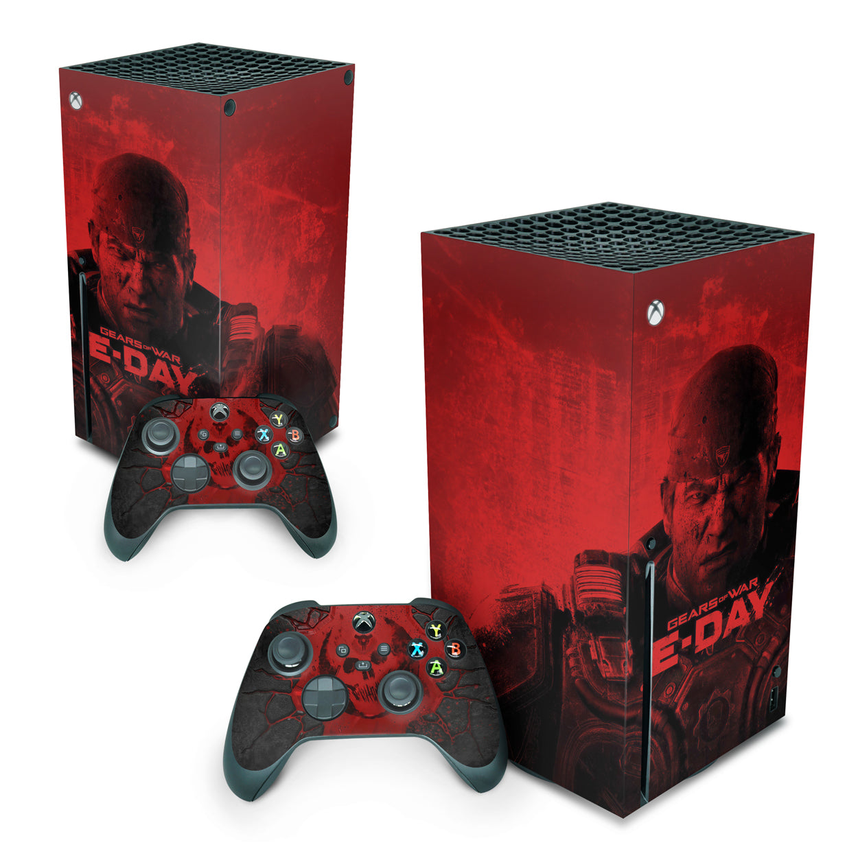 Xbox Series X Skin Anti-Rage Vertical - Modelo 147