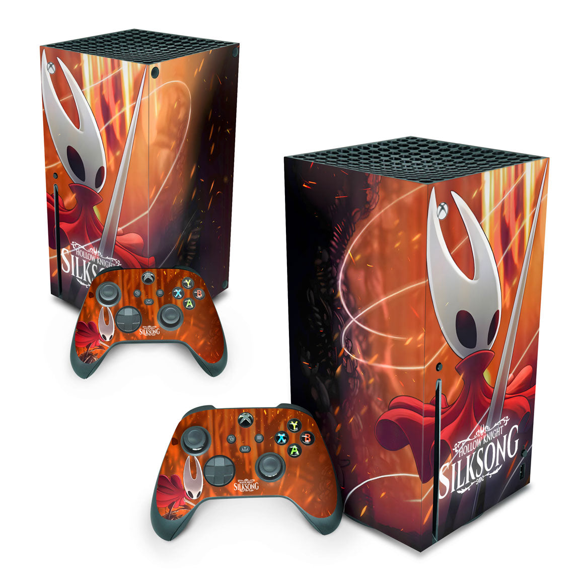 Xbox Series X Skin Anti-Rage Vertical - Hollow Knight: Silksong