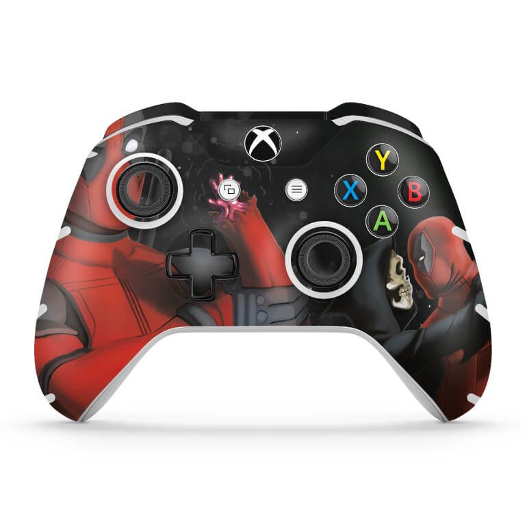 Skin Anti-Rage Xbox One Slim X Controle - Deadpool 2