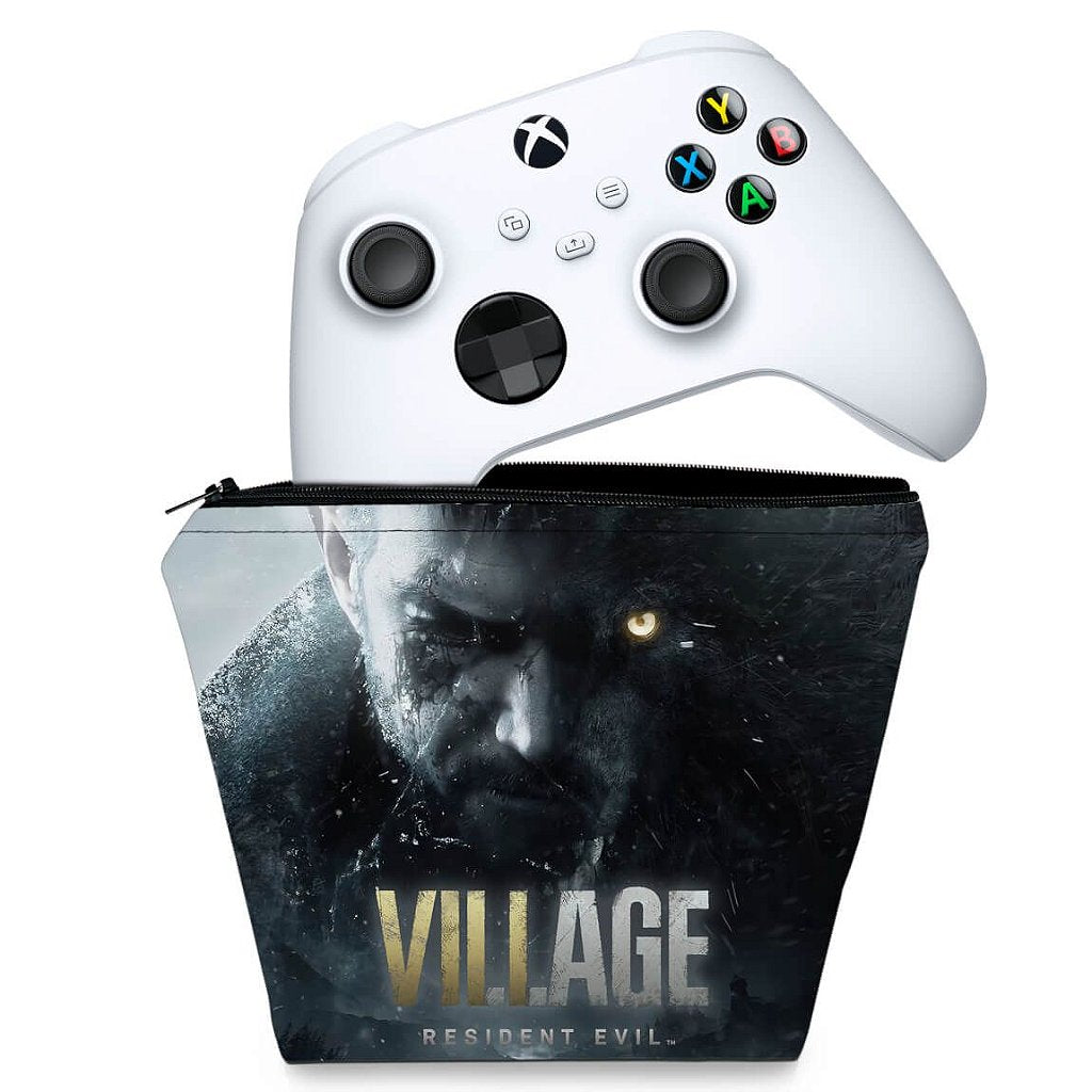 Capa Case Xbox Series S X Controle - Resident Evil Village