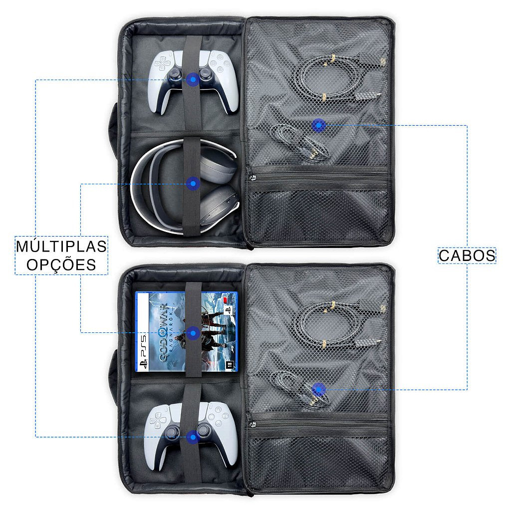 Bolsa Ps5 Slim Mochila Transporte Playstation 5 Slim Bag - Pop Arte Skins - foto 3