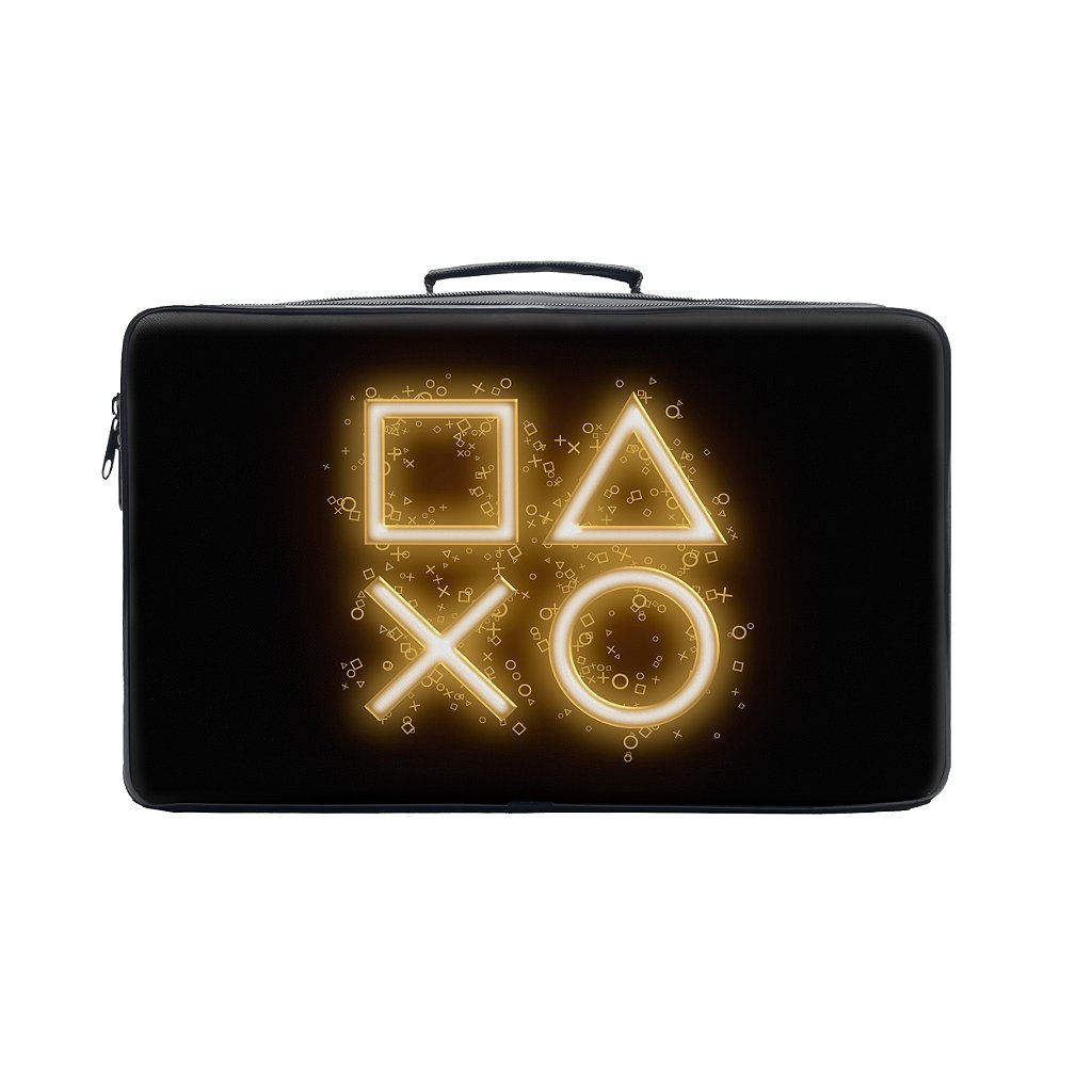 Bolsa PS5 Fat Mochila Transporte Playstation 5 Fat Bag - Days Of Play Edição Limitada - Pop Arte Skins - foto 2