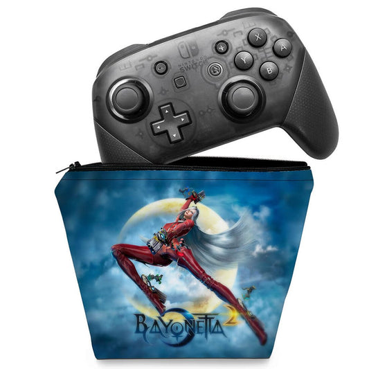 Capa Case Nintendo Switch Pro Controle - Bayonetta 2