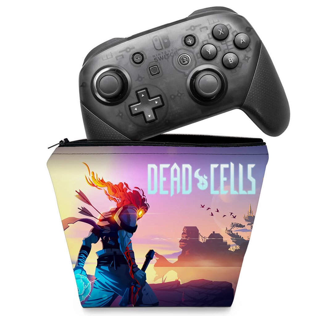 Capa Case Nintendo Switch Pro Controle - Dead Cells