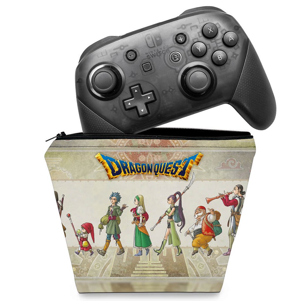 Capa Case Nintendo Switch Pro Controle - Dragon Quest