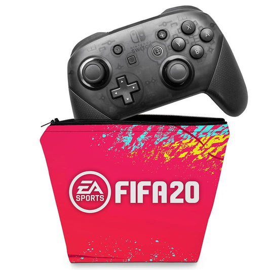 Capa Case Nintendo Switch Pro Controle - Fifa 20