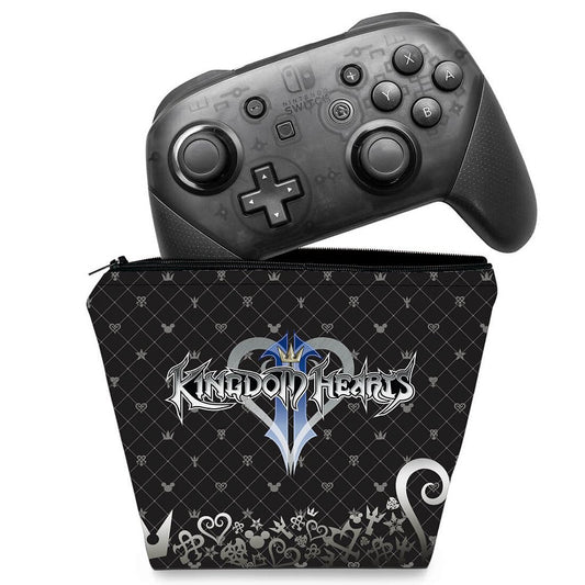 Capa Case Nintendo Switch Pro Controle - Kingdom Hearts 3