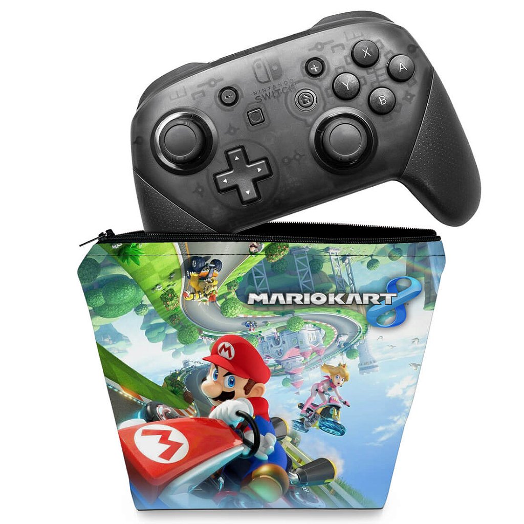 Capa Case Nintendo Switch Pro Controle - Mario Kart 8