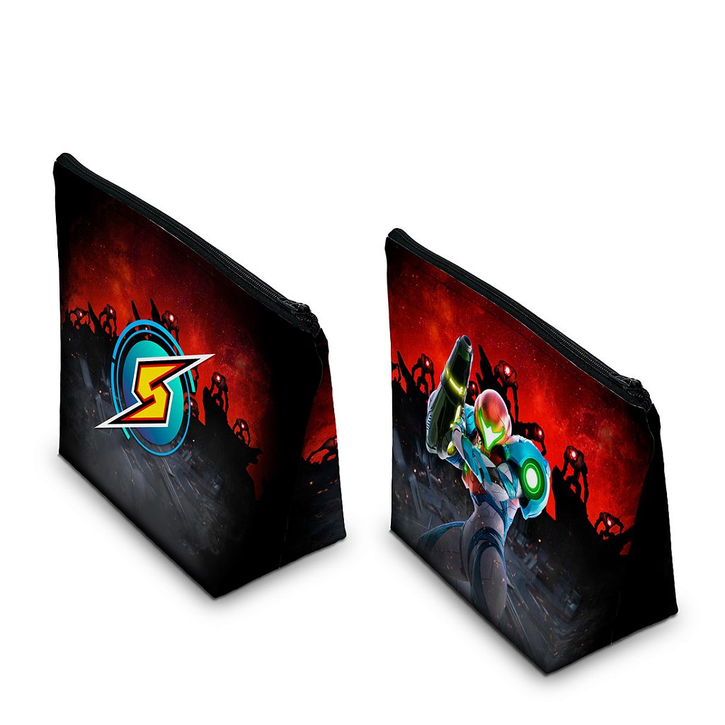 Capa Case Nintendo Switch Pro Controle - Metroid Dread - Pop Arte Skins - foto 2
