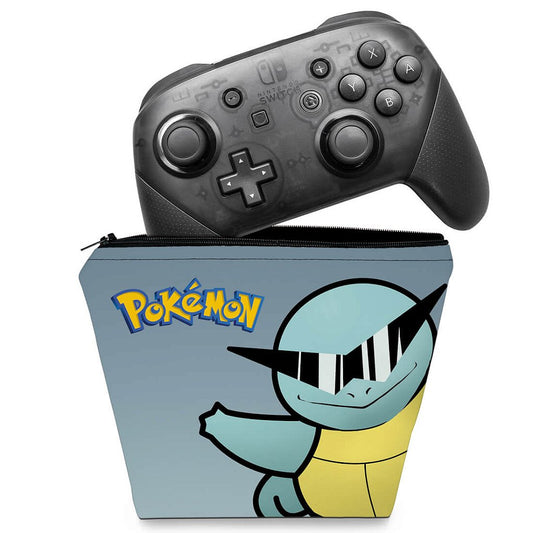 Capa Case Nintendo Switch Pro Controle - Pokémon Squirtle