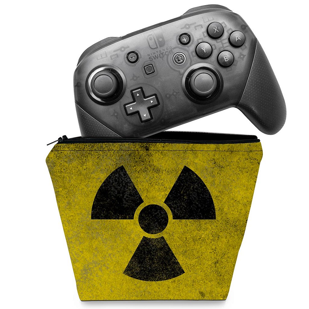 Capa Case Nintendo Switch Pro Controle - Radioativo