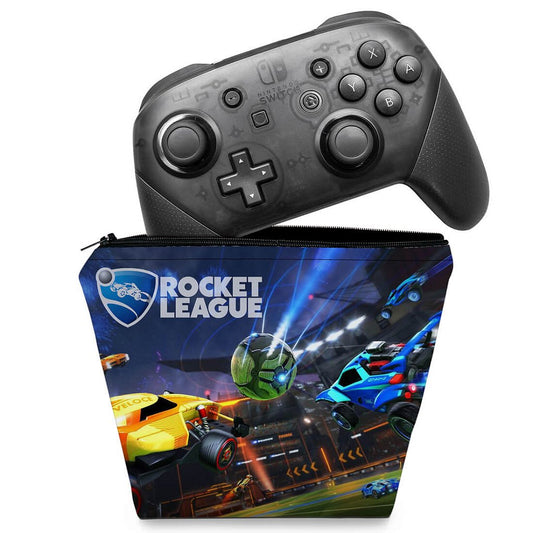 Capa Case Nintendo Switch Pro Controle - Rocket League