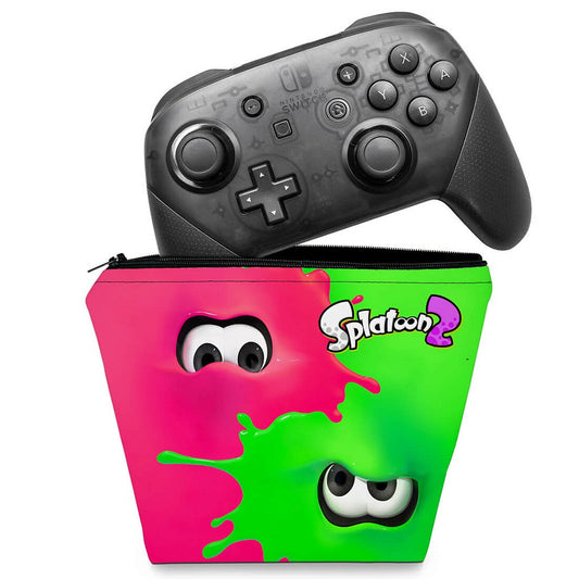 Capa Case Nintendo Switch Pro Controle - Splatoon 2