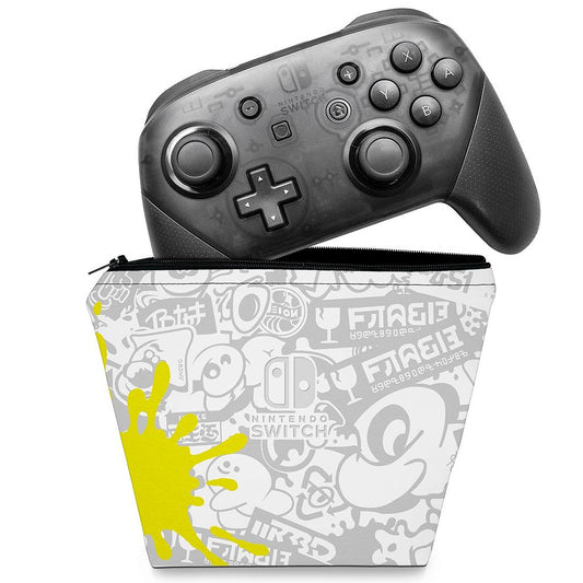 Capa Case Nintendo Switch Pro Controle - Splatoon 3 Special